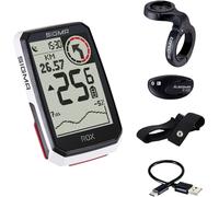 Sigma Computer VÃ©lo Rox 4.0 Avec Kit Hr One Size White