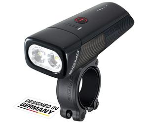 SIGMA Sport - Buster 1100 | Éclairage vélo Avant de 1100 lumens | Lumière Avant Rechargeable avec Cinq Modes d'éclairage | avec Fonction « Quick Release » pour Fixation Rapide
