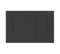Sigma30 Plaque de déclenchement double touche, Noir mat (115.883.16.1)