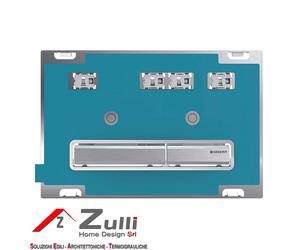 SIGMA50 CADRE PERSONNALISABLE PLAQUE DE COMMANDE POUR CASSETTE GEBERIT