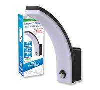 Sigmaled lighting, Applique Murale LED Extérieur IP65, détecteur de mouvement (désactivable), 3 Puissances 20W-2300lm, 15W-1800lm, 12W-1400lm, Lumière neutre, Lampe Extérieur Murale noire