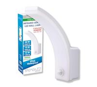 Sigmaled lighting, Applique Murale LED Extérieur IP65, détecteur de mouvement (désactivable), 3 Puissances 20W-2300lm, 15W-1800lm, 12W-1400lm, Lumière neutre, Lampe Extérieur Murale blanche