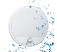 Sigmaled lighting, Plafonnier LED 10W avec DÉTECTEUR de mouvement pour extérieur, Étanche IP54, Blanc Naturel 4000K, 900 Lm, Applique RONDE, Éclairage mural
