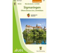 Sigmaringen - Obere Donau (Ost), Zwiefalten. Wanderkarte 1:25.000