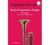 Sigmund hering : 40 progressive etudes - trompette - recueil + media online