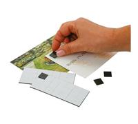 Sign diffusion - Sachet de 49 Carrés magnétiques adhésifs de 1,4 x1,4 cm, force 80g/cm2