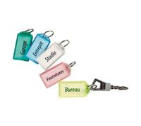 Sign Diffusion Sachet de 50 porte-clés avec anneaux assortis