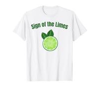 Sign of the Limes Funny Summer Party Meme Blague Humour T-Shirt