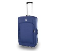 SIGN Valise en tissu à roulettes (bagage à main - Moyenne - Grande - Très Grande), bleu, Mittlerer Koffer (61cm)