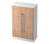 SIGNA G 7550 CE - Blanc/Noyer poignée chrome métal
