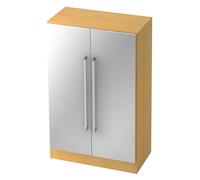 SIGNA G 7550 poignée chrome métal Hêtre/Argent