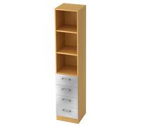 SIGNA G 7600 poignée chrome métal Hêtre/Argent