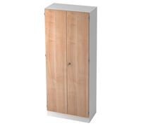 SIGNA K 6100 SG - 5 HC Blanc/Noyer avec bouton (verrouillable) Armoire