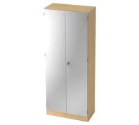 SIGNA K 6100 SG - Érable/Argent 5 HC avec bouton (verrouillable) Armoire