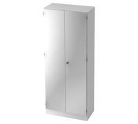SIGNA K 6200 SG - 5 HC avec bouton (verrouillable) Casier à vestiaire Blanc/Argent