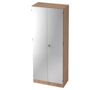 SIGNA K 6200 SG - Noyer/Argent 5 HC avec bouton (verrouillable) Casier à vestiaire