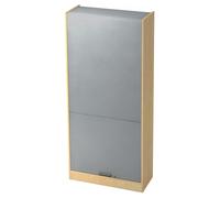 SIGNA R90 SG - Érable/Argent poignée striée en plastique