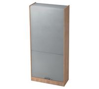 SIGNA R90 SG - Noyer/Argent poignée striée en plastique