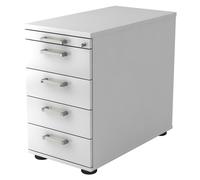 SIGNA SC50 CE - Caisson stationnaire Blanc poignée chrome métal