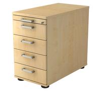 SIGNA SC50 CE - Caisson stationnaire Érable poignée chrome métal