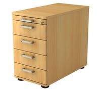 SIGNA SC50 CE - Caisson stationnaire Hêtre poignée chrome métal