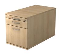 SIGNA TC20 BM - Caisson bureau sur roulettes Chêne poignée arche métal