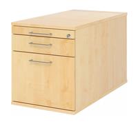 SIGNA TC20 BS - Caisson bureau sur roulettes Érable Poignée à étrier en métal