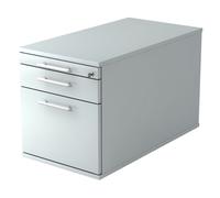 SIGNA TC20 RE - Caisson bureau sur roulettes Gris poignée de bastingage plastique