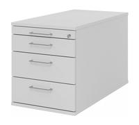 SIGNA TC30 BS - Caisson bureau sur roulettes Gris Poignée à étrier en métal