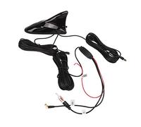 Signal AM FM D'autoradio, Antenne D'aileron de Requin 12 V GPS DAB FM WIFI Haute sensibilité 5 M de Longueur de Câble Antenne Radio Universelle