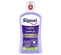 SIGNAL Bain de Bouche Antibactérien Intégral 8 Complet 500ml | Action antibactérienne, Haleine fraîche, Protection 8 actions, Zinc minéral, 95% d'ingrédients d'origine naturelle.