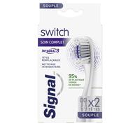 Signal Brosse À Dents Switch Têtes Remplaçables Integral 8 Soin Complet Lot De 2