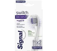 SIGNAL Brosse à Dents Switch Têtes Remplaçables Integral 8 Soin Complet x 2 G