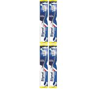SIGNAL - Brosse à Dents Ultra Access - Une tête compacte pour atteindre toutes les zones - Nettoyage impeccable de l'intégralité de la bouche - Médium x1 (Lot de 4)