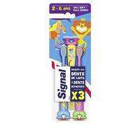 Signal Brosses à dents souple pour enfants, 2-6 ans - Le lot de 3