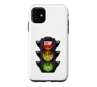 Signal de Circulation chrétien Stop Slow Go God's Word Faith Coque pour iPhone 11