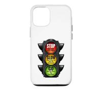 Signal de Circulation chrétien Stop Slow Go God's Word Faith Coque pour iPhone 12/12 Pro