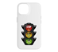 Signal de Circulation chrétien Stop Slow Go God's Word Faith Coque pour iPhone 14