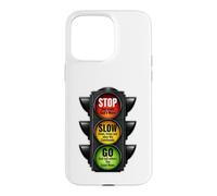 Signal de Circulation chrétien Stop Slow Go God's Word Faith Coque pour iPhone 15 Pro Max