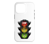 Signal de Circulation chrétien Stop Slow Go God's Word Faith Coque pour iPhone 16 Pro