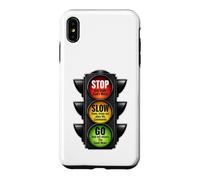 Signal de Circulation chrétien Stop Slow Go God's Word Faith Coque pour iPhone XS Max