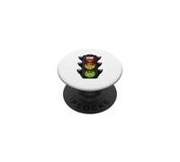 Signal de Circulation chrétien Stop Slow Go God's Word Faith PopSockets PopGrip Adhésif