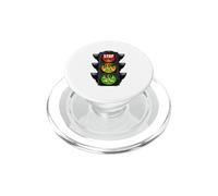 Signal de Circulation chrétien Stop Slow Go God's Word Faith PopSockets PopGrip pour MagSafe