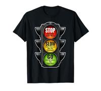 Signal de Circulation chrétien Stop Slow Go God's Word Faith T-Shirt