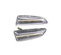 Signal de rotation dynamique Accessoire Auto Feu De Position Latéral Pour Dynamique Clignotant Répétiteur Compatible Avec Opel Pour Astra J 2009-2015(White)
