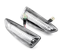Signal de rotation dynamique Clignotants Séquentiels Pour Dynamiques Latéraux Compatible Avec Opel Pour Astra J 2009-2015 Pour Crossland X 2017-2019(White)
