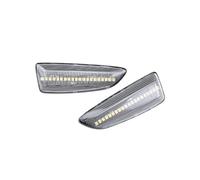 Signal de rotation dynamique Feux De Position Latéraux Dynamiques Clignotants Intégrés Répétiteurs Latéraux Compatible Avec Opel Pour Astra J 2009-2015(White)