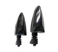 Signal De Virage Moto pour Aprilia RS4 125 2010-2014 Motorcykel Blinkersindikatorlampa(Le Noir,120mm)