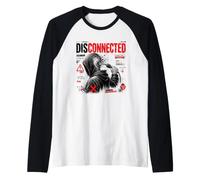 Signal déconnecté Perdu Cyber Glitch Digital Detox Art Manche Raglan