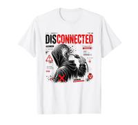 Signal déconnecté Perdu Cyber Glitch Digital Detox Art T-Shirt Graphique avec Valeur